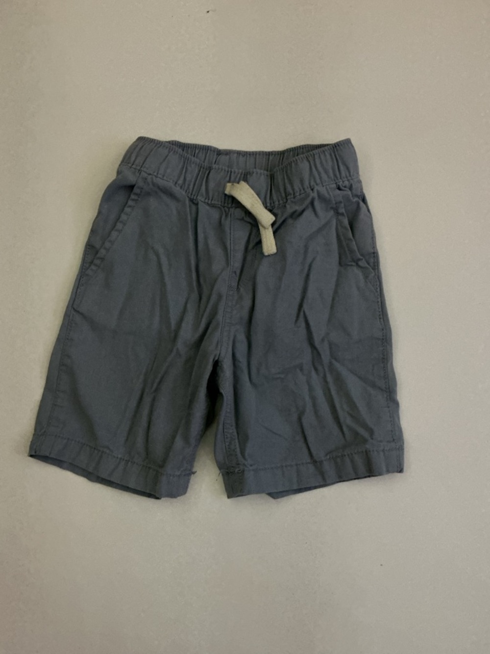 The Children's Place Charcoal Gray Pull-On Shorts with Drawstring